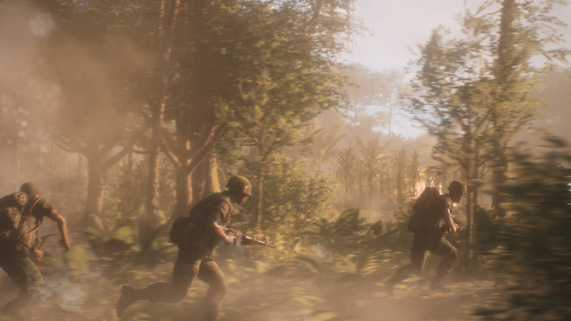 Official Hell Let Loose: Vietnam screenshot of US troops in the field
